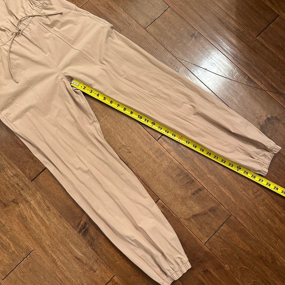 Lululemon Beige Shift in Time Cross Back Jumpsuit Sz 6 - Picture 15 of 16